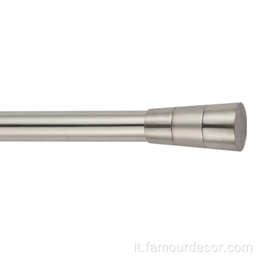 Tre pezzi Trumpet Finial Curtain Rod